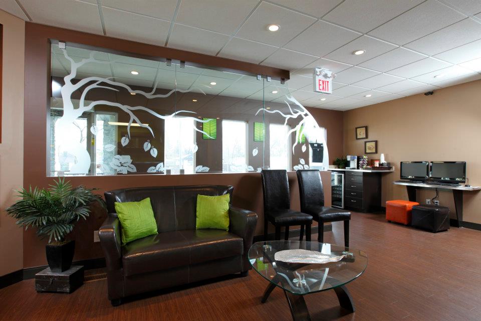 Serenity Dental office tour — Patient lounge