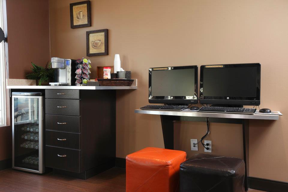 Serenity Dental office tour — Education stations